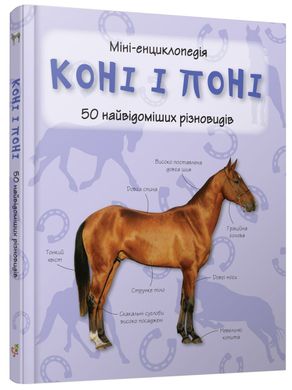 Обкладинка книги Коні і поні. Міні-енциклопедія , 978-966-948-293-8,   40 zł