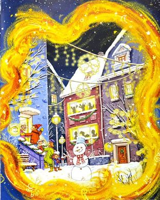 Обкладинка книги Різдвяна пригода паровозика. Рюхе Анна Рюхе Анна, 978-617-95048-6-0,   71 zł