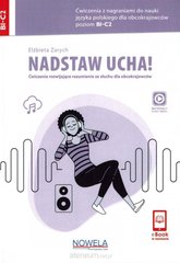 Okładka książki Nadstaw ucha! j. polski ćw. + audio B1-C2 Elżbieta Zarych, 9788367029186,   60 zł