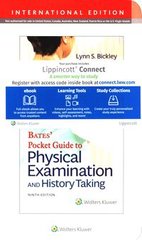 Обкладинка книги Bates' Pocket Guide to Physical Examination and History Taking Ninth edition. Lynn S. Bickley Lynn S. Bickley, 9781975152420,