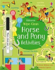 Okładka książki Wipe-Clean Horse and Pony Activities , 9781474989015,   32 zł