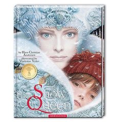Обкладинка книги The Snow Queen («Снігова Королева» англ. мовою). Андерсен Ганс Християн Андерсен Ханс Крістіан, 978-617-585-059-6, Тhis wintry tale has warmed the hearts of children around the world for almost 200 years. It was written by master storyteller Hans Christian Andersen (1805—1875). The tale describes the amazing adventures of Gerda, who goes off in search of her friend Kay after the Snow Queen takes him away. The illustrations to the book were created by Vladyslav Yerko, a well-known Ukrainian illustrator and recipient of many awards at prestigious art and book fairs. He also received the title "Man of Books" when he was named best artist for 2002 by the Moscow "Book Review". His illustrations became widely known through his work on the books of Paulo Coelho and his work on Andersen's "The Snow Queen", which won the Grand Prix award in the "Book of the Year" competition for 2000. Well-known writer Paulo Coelho said of Yerko's "The Snow Queen": "This is the most wonderful children's book I've seen in my life". Код: 978-617-585-059-6 Автор Андерсен Ганс Християн  82 zł
