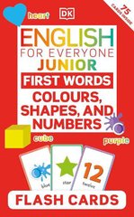 Обкладинка книги English for Everyone Junior First Words Colours, Shapes and Numbers , 9780241603949,   29 zł