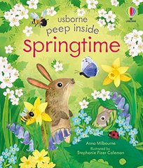 Обкладинка книги Peep Inside Springtime Anna Milbourne, 9781803704340,   45 zł