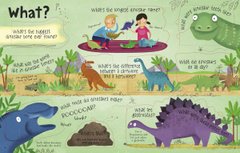 Обкладинка книги Lift-the-flap questions and answers about dinosaurs Katie Daynes, 9781409582144,   53 zł
