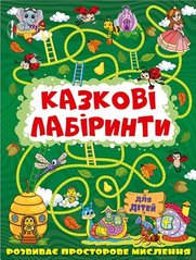 Обкладинка книги Казкові лабіринти для дітей. Темно-зелена , 9786175369777,   11 zł