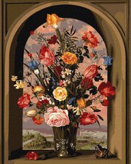 Обкладинка книги Картина за номерами - Композиція з квітів ©Ambrosius Bosschaert de Oude , ,   54 zł