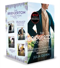 Okładka książki The Bridgerton Collection: Books 1 - 4 : Inspiration for the Netflix Original Series Bridgerton. Julia Quinn Julia Quinn, 9780349430188,   261 zł