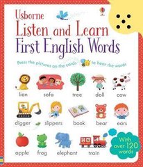 Okładka książki Listen and Learn First English Words Sam Taplin, Mairi Mackinnon, 9781409582489,   67 zł