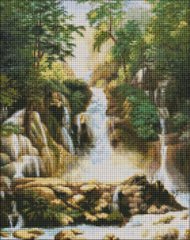 Обкладинка книги Алмазна мозаїка - Пейзаж із водоспадом ©ArtAlekhina , ,   87 zł